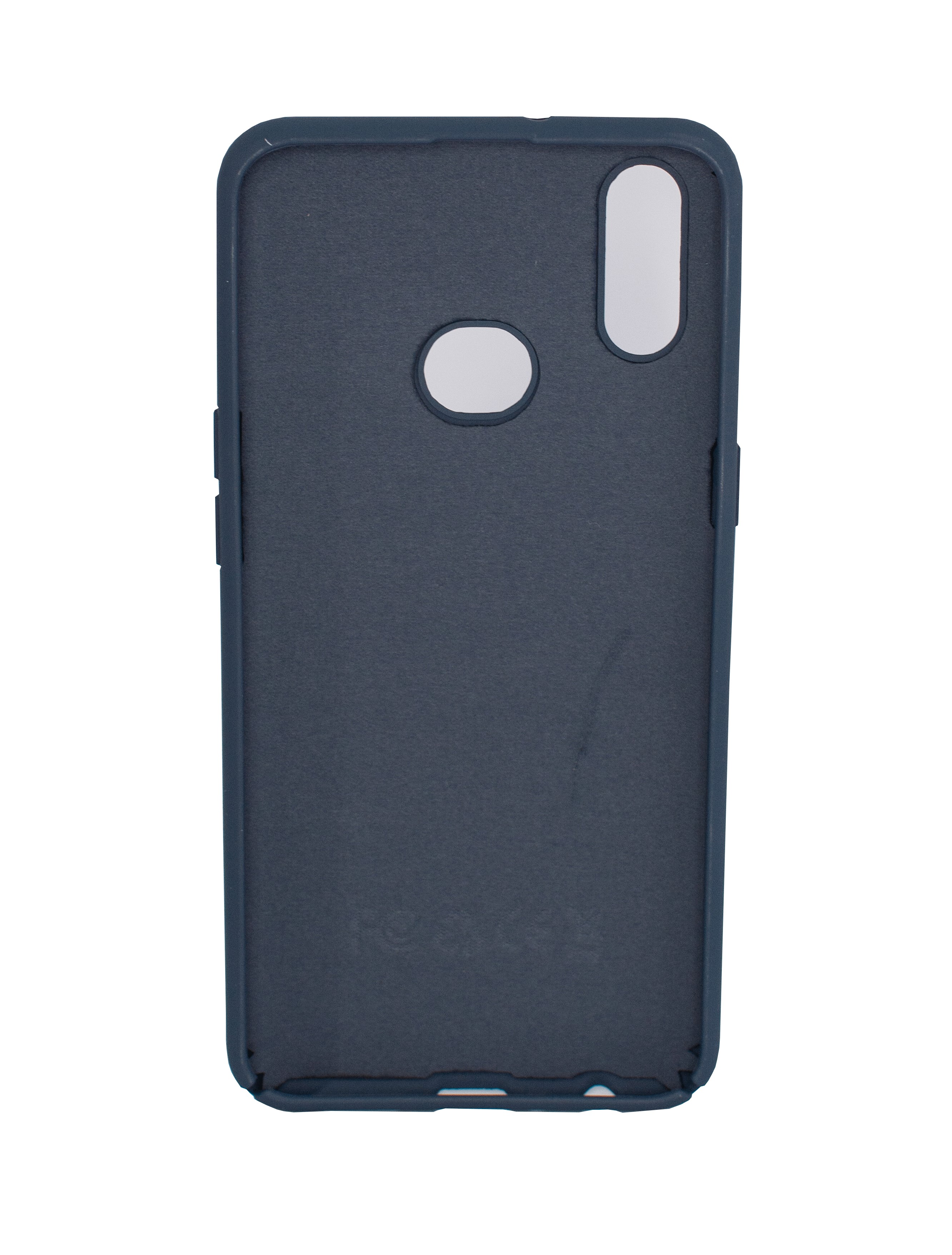 Protectores para celular  para Samsung  A10S Funda de silicona con felpa Azul